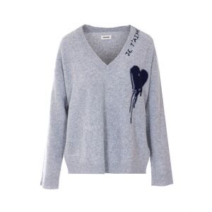 Zadig&Voltaire Women Mikyz Flowing Heart Sweater